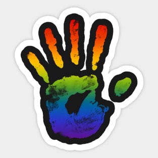 Gay Handprint Sticker